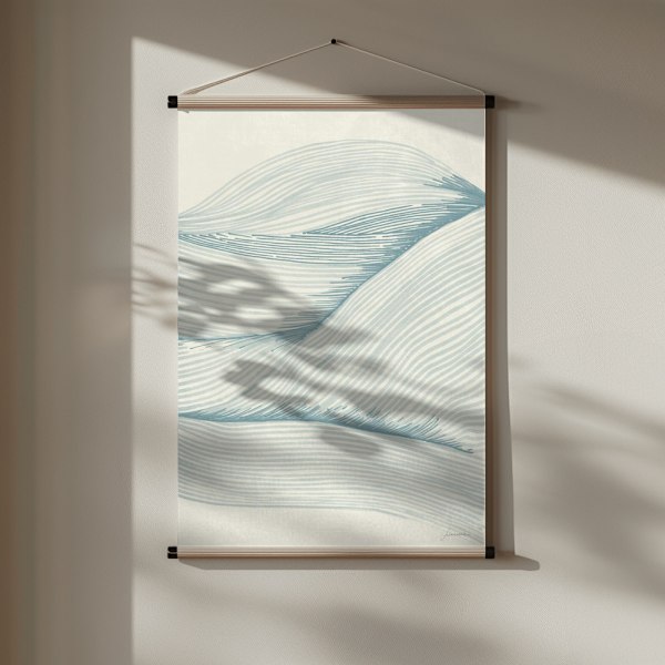 Ocean in lines 02 Poster 30x40 cm