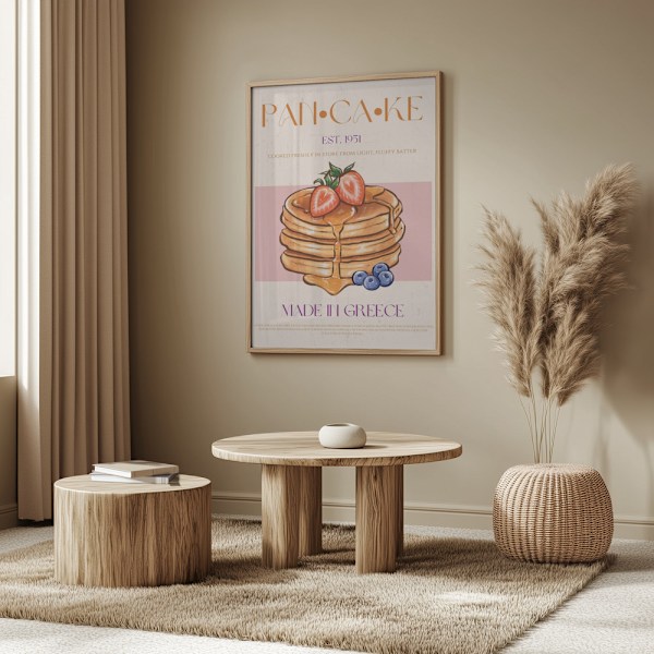 Pancake Poster 50x70 cm