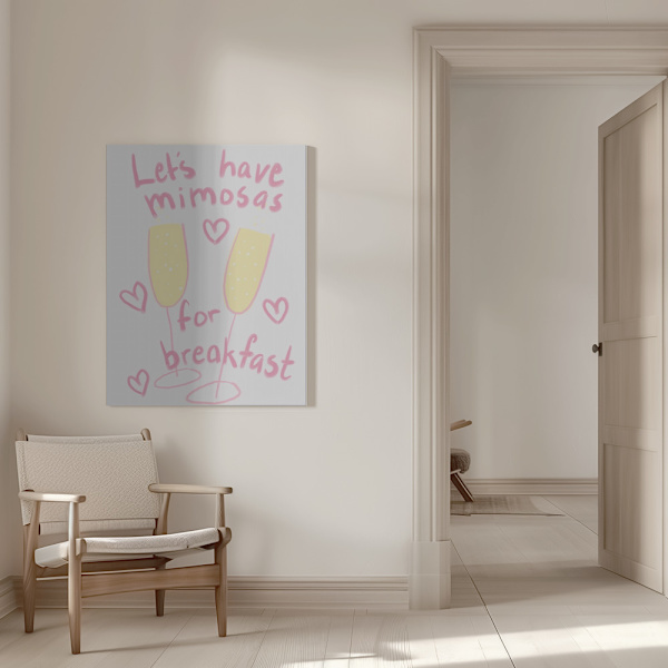 Mimosas Canvastavla 50x70 cm