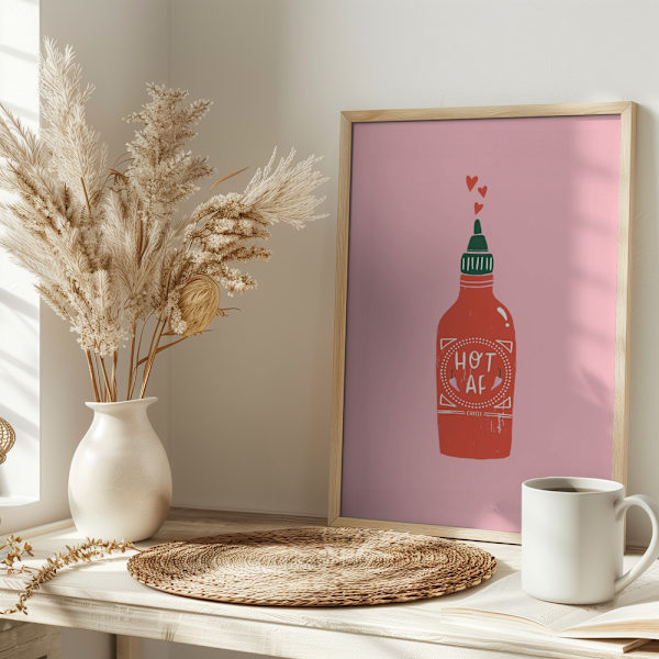 Hot Af Poster 30x40 cm