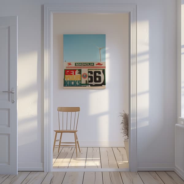 Route 66 VI Canvastavla 50x70 cm