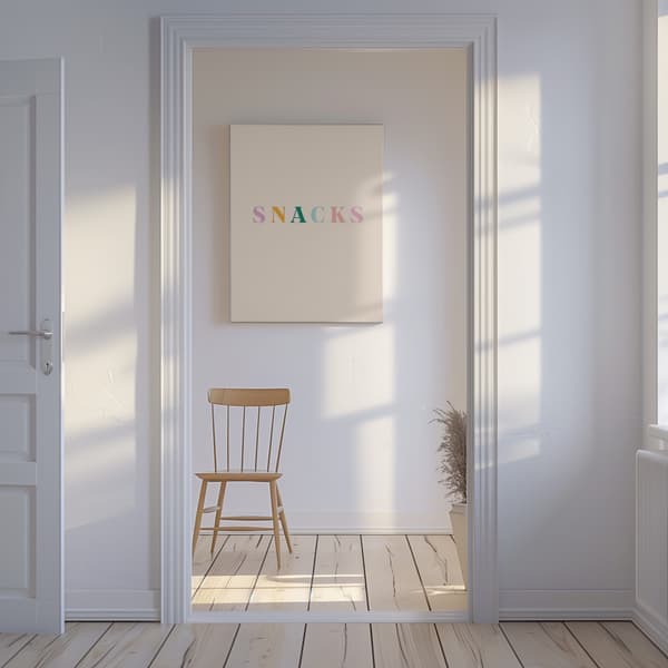 Snacks Canvastavla 50x70 cm