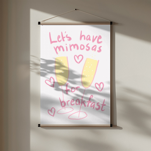 Mimosas Poster 30x40 cm