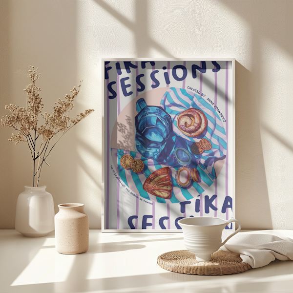 The After Beach Nap Poster 30x40 cm