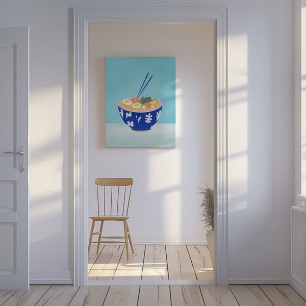 Ramen Bowl Canvastavla 50x70 cm