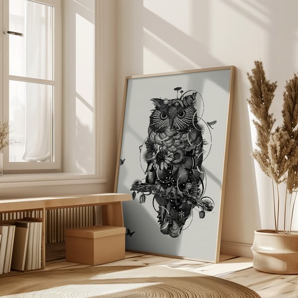 Owl Poster 50x70 cm