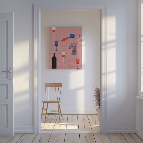 Wine Canvastavla 50x70 cm