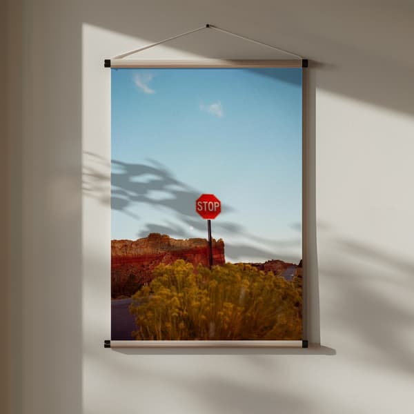 Abiquiu Sunset Poster 30x40 cm