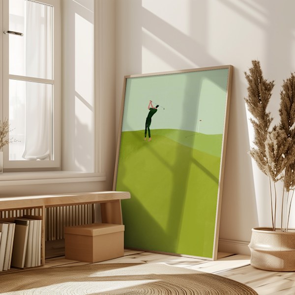 Golf Poster 50x70 cm