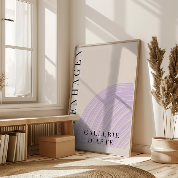 Copenhagengalerielilac Ratio2x3 Poster 50x70 cm