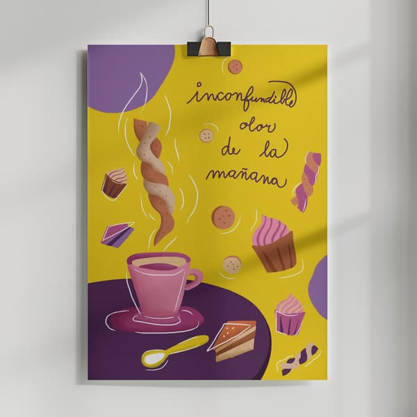 Inconfundible Yellow Poster 50x70 cm