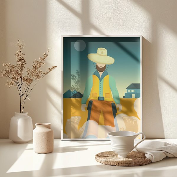 The Cowboy Poster 30x40 cm