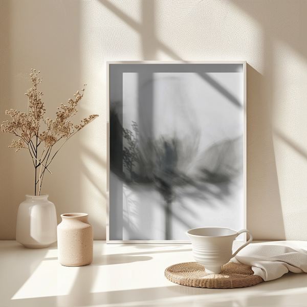 Mono Tulip Poster 30x40 cm