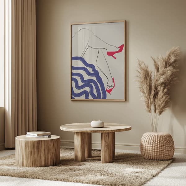 The dancer's portrait Poster 50x70 cm