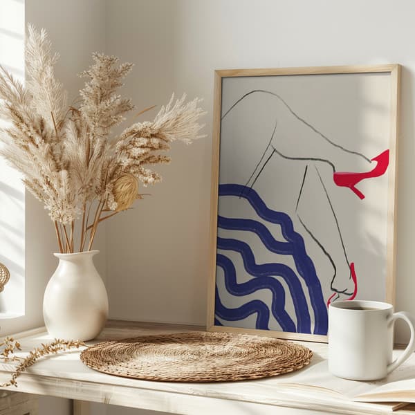 The dancer's portrait Poster 30x40 cm