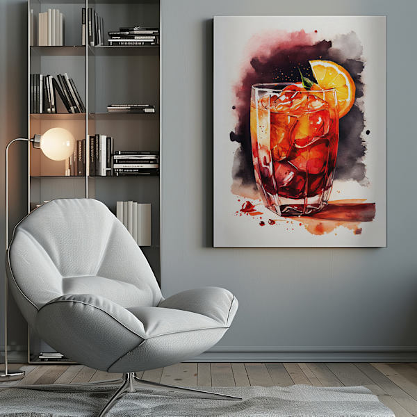 Drinks cocktail Canvastavla 50x70 cm