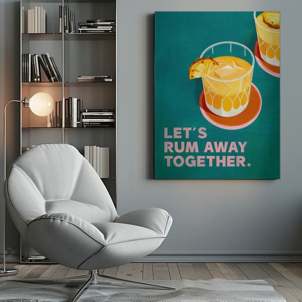 Rum Away Canvastavla 50x70 cm