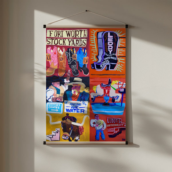 Fort Worth Poster 30x40 cm