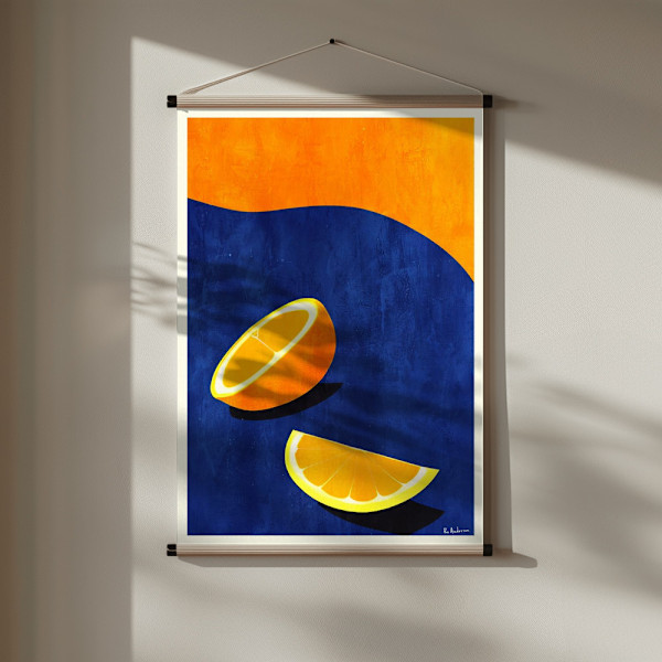 Petit Déjeuner, Deux Oranges Poster 30x40 cm