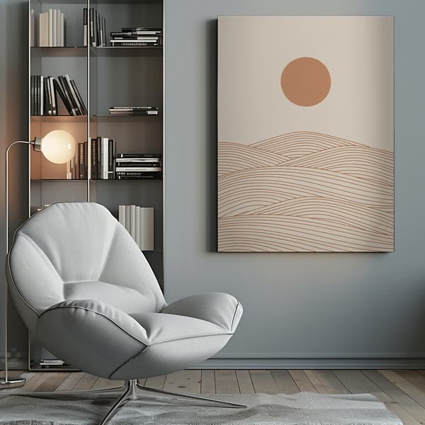 Over the Horizon Canvastavla 50x70 cm
