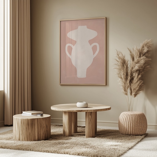 3x4 Aspectratiosoftpink8 Poster 50x70 cm