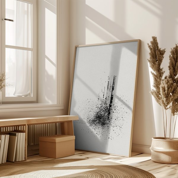 Brush splatters #1 Poster 50x70 cm