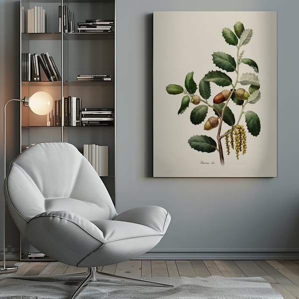 Botany   Quercus Ilex Canvastavla 50x70 cm