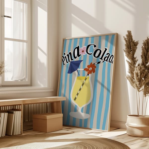 Pina Colada Poster 50x70 cm