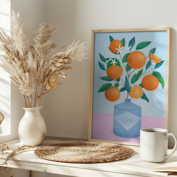 Oranges Poster 30x40 cm