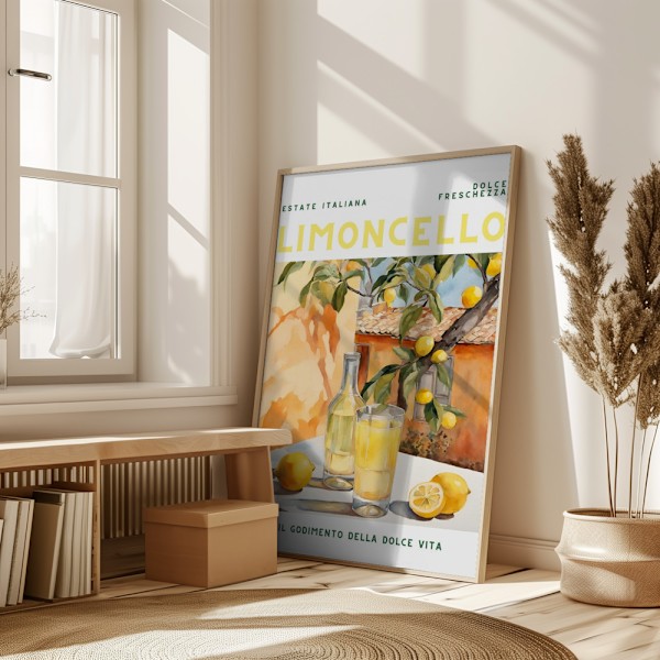 Linoncello Poster 50x70 cm