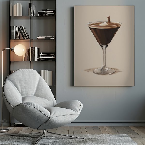 Espresso Martini - Jolly and Dash Canvastavla 50x70 cm