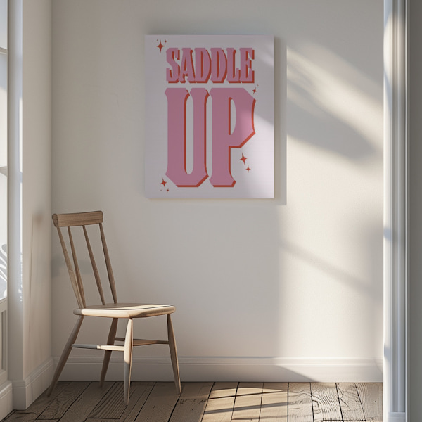 Saddle Up Canvastavla 30x40 cm