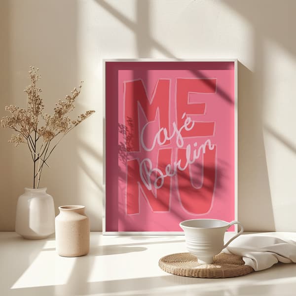 Café Berlin Poster 30x40 cm