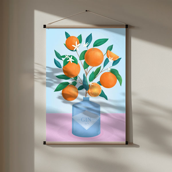 Oranges Poster 30x40 cm
