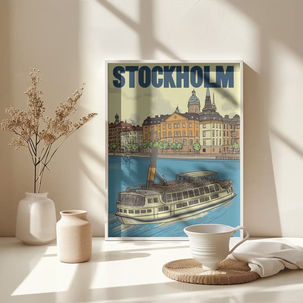 Stockholm Poster 30x40 cm