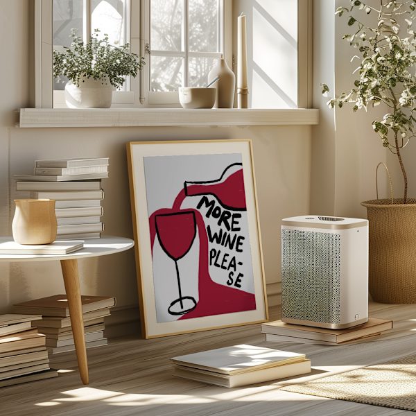 More Wine Please Poster 50x70 cm