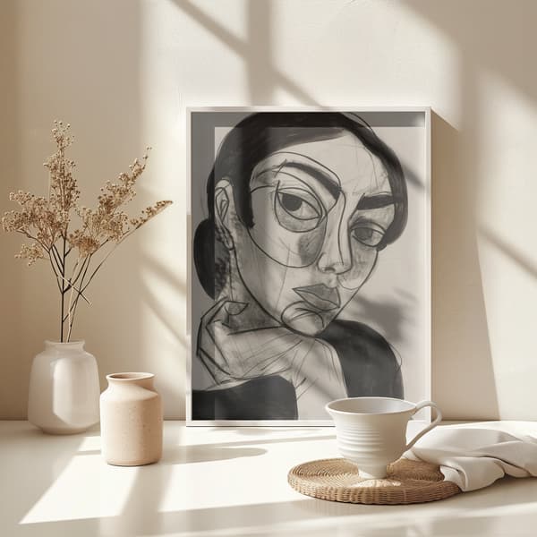 Intelectual Woman Poster 30x40 cm