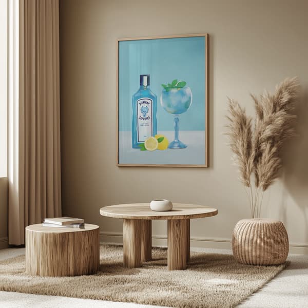 Gin Cocktail Poster 50x70 cm