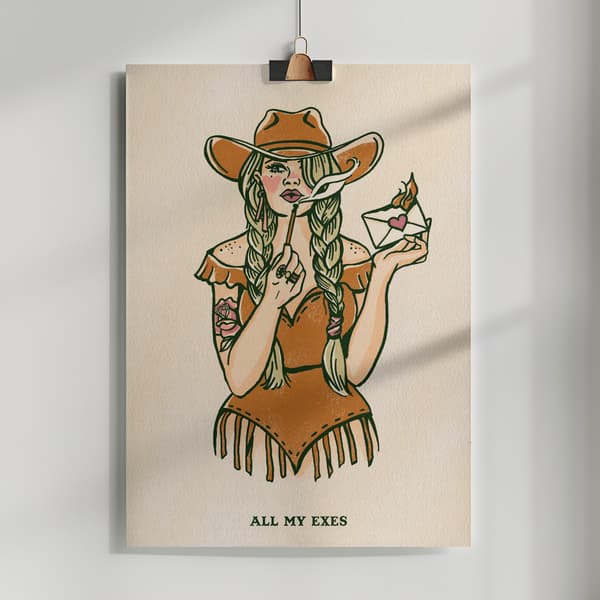 All My Exes 2 Poster 50x70 cm