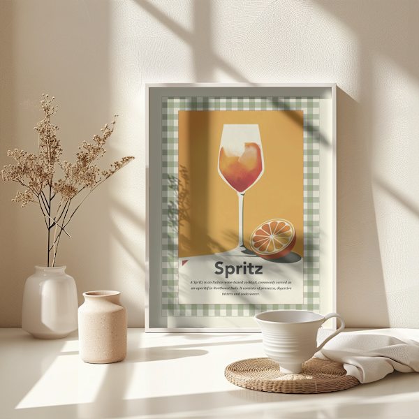 Spritz retro print Poster 30x40 cm