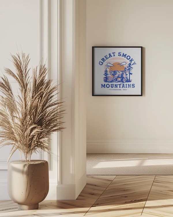 Great Smoky.png Poster 50x50 cm