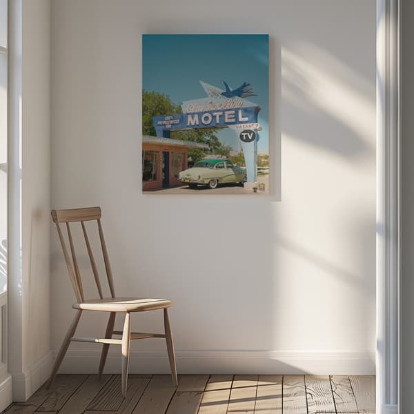 Route 66 Canvastavla 30x40 cm