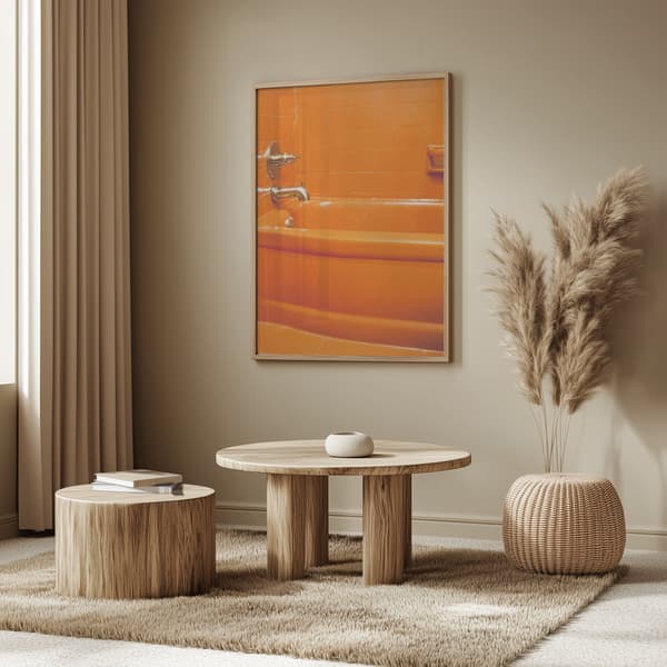 Orange Tub Poster 50x70 cm