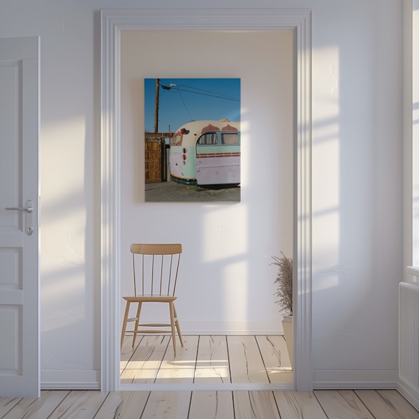 Joshua Tree Bus Canvastavla 50x70 cm