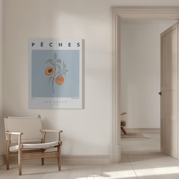 Peaches Canvastavla 50x70 cm