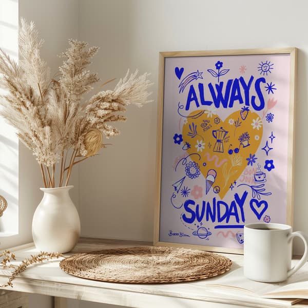 Always Sunday Poster 30x40 cm