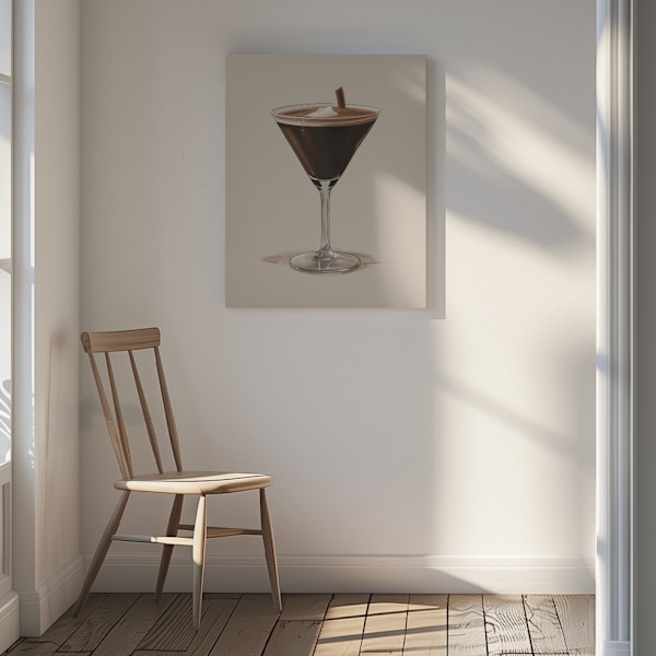 Espresso Martini - Jolly and Dash Canvastavla 30x40 cm