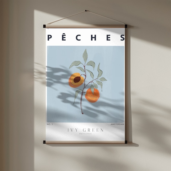 Peaches Poster 30x40 cm
