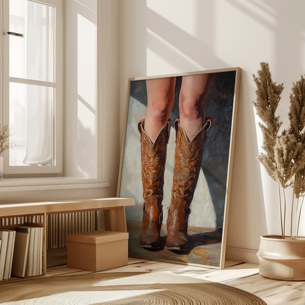 Cowboy boots Poster 50x70 cm