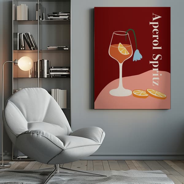 Aperol Spritz Canvastavla 50x70 cm